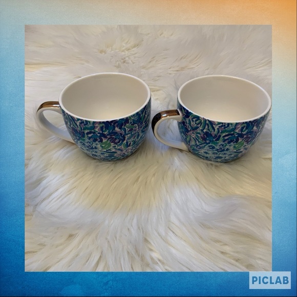 Lilly Pulitzer Other - Lilly Pulitzer Ceramic Mugs - Set of 2 New in Box